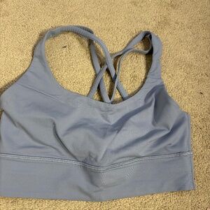 Lululemon Longline Sports Bra Strap in Gray